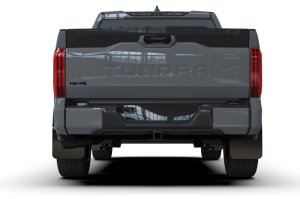 Toyota Tundra Mud Flap Kit - Rally Armor - UR Black with Metallic Black Logo - Black - `22-`25